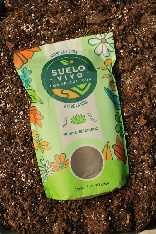 SueloVivoPR Worm Castings (1/2Gal)